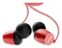 Aiwa Auriculares Intrauditivos ESTM-20RD con Micrófono, Conector Jack 3.5 mm, Cable TPE 120cm, Incluye Almohadillas (S,M,L) - Color Rojo