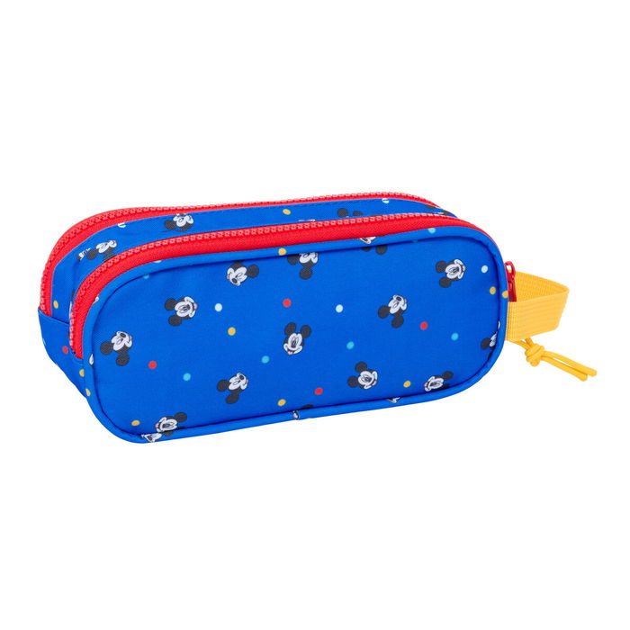 Portatodo Doble Mickey Mouse Clubhouse Good day Azul 21 x 8 x 6 cm