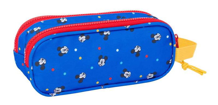 Portatodo Doble Mickey Mouse Clubhouse Good day Azul 21 x 8 x 6 cm