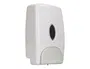 Q-connect Dispensador Gel y Jabón Manual 13,5x23,5x9,5 cm Blanco/Gris Plástico 1 Litro