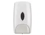 Q-connect Dispensador Gel y Jabón Manual 13,5x23,5x9,5 cm Blanco/Gris Plástico 1 Litro