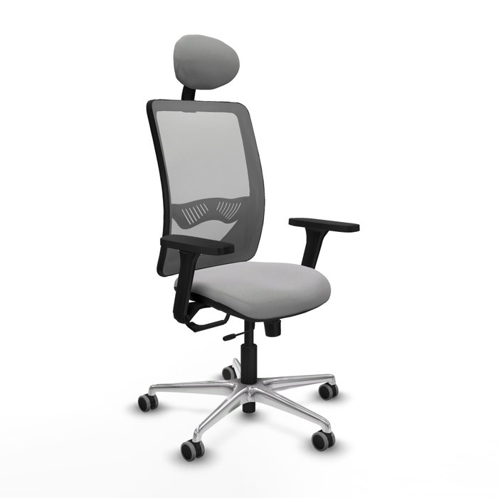 PIQUERAS Y CRESPO Silla de oficina Zulema con mecanismo Sincro/Traslack, Gris PIQUERAS Y CRESPO Silla de oficina Zulema con mecanismo Sincro/Traslack, Gris