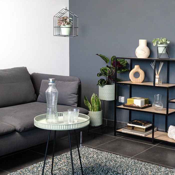 Soporte con Macetero Moa Vinthera 20x13x27 cm (6 Unidades)