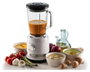 Ariete Batidora de Vaso Moderna Blanca con Vaso de Vidrio de 1,5 L