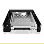 ICY BOX IB-2217StS Bandeja para Disco Duro 2.5" SATA a 3.5" Bahía para Disco Duro, Negro, Aluminio, Plástico