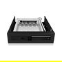 ICY BOX IB-2217StS Bandeja para Disco Duro 2.5" SATA a 3.5" Bahía para Disco Duro, Negro, Aluminio, Plástico