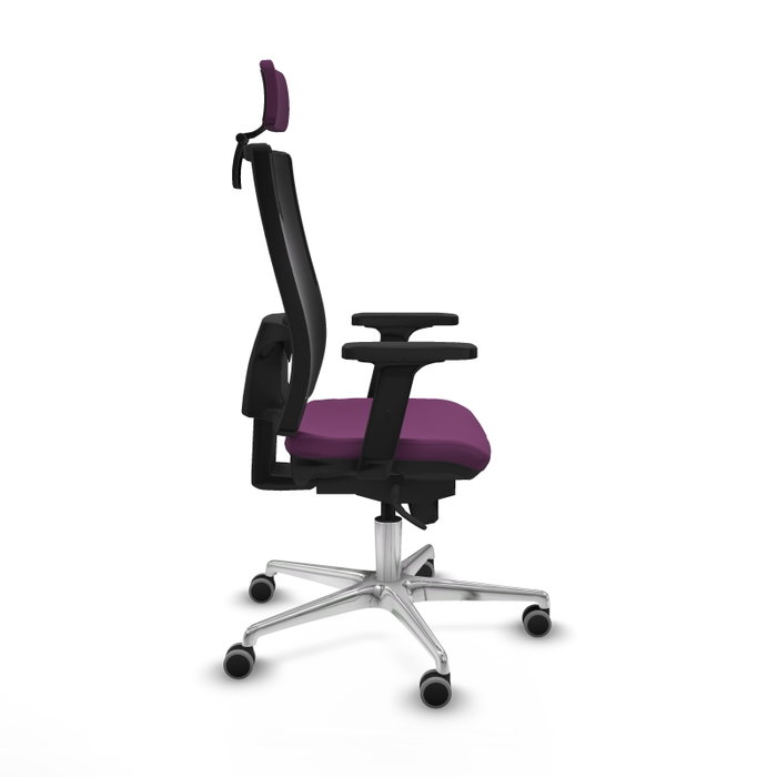 PIQUERAS Y CRESPO Silla de oficina Horna con mecanismo Sincro, Morado y Negro PIQUERAS Y CRESPO Silla de oficina Horna con mecanismo Sincro, Morado y Negro