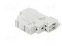 FINDER 20.22 Relé de instalación biestable 12V DC 16A NA x2