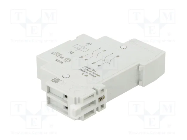 FINDER 20.22 Relé de instalación biestable 12V DC 16A NA x2