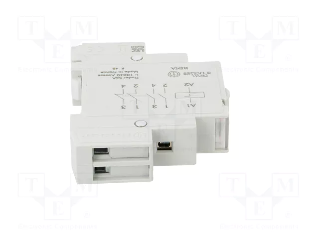 FINDER 20.22 Relé de instalación biestable 12V DC 16A NA x2