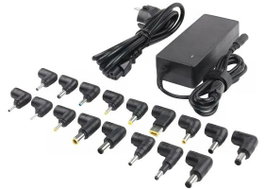 CoreParts Adaptador de Alimentación Universal 65W 19V 3.42A con 17 Puntas DC