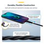 StarTech.com Cable de Carga USB-C Trenzado de 15cm Negro
