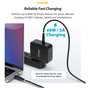 StarTech.com Cable de Carga USB-C Trenzado de 15cm Negro