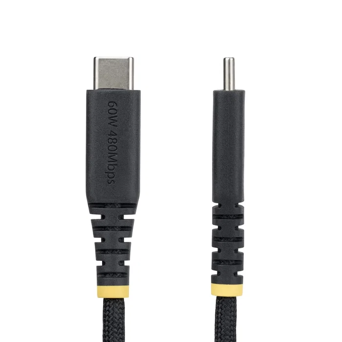 StarTech.com Cable de Carga USB-C 15cm 60W 3A Negro StarTech.com Cable de Carga USB-C 15cm 60W 3A Negro