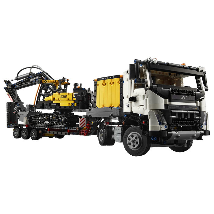 LEGO 42175 Technic Volvo FMX Truck y Excavadora EC230 Eléctrica, Juego de Construcción de 2274 Piezas para +10 Años