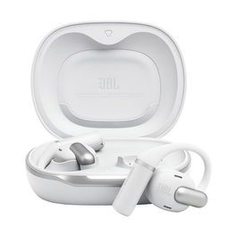 JBL Sense Pro - Auriculares True Wireless Open Sound, Bluetooth 6.0, Reducción de Ruido, IP54 Resistente al Agua/Polvo, 30h Batería, Blanco