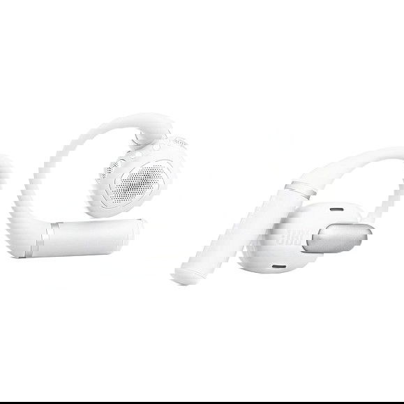 JBL Sense Pro - Auriculares True Wireless Open Sound, Bluetooth 6.0, Reducción de Ruido, IP54 Resistente al Agua/Polvo, 30h Batería, Blanco