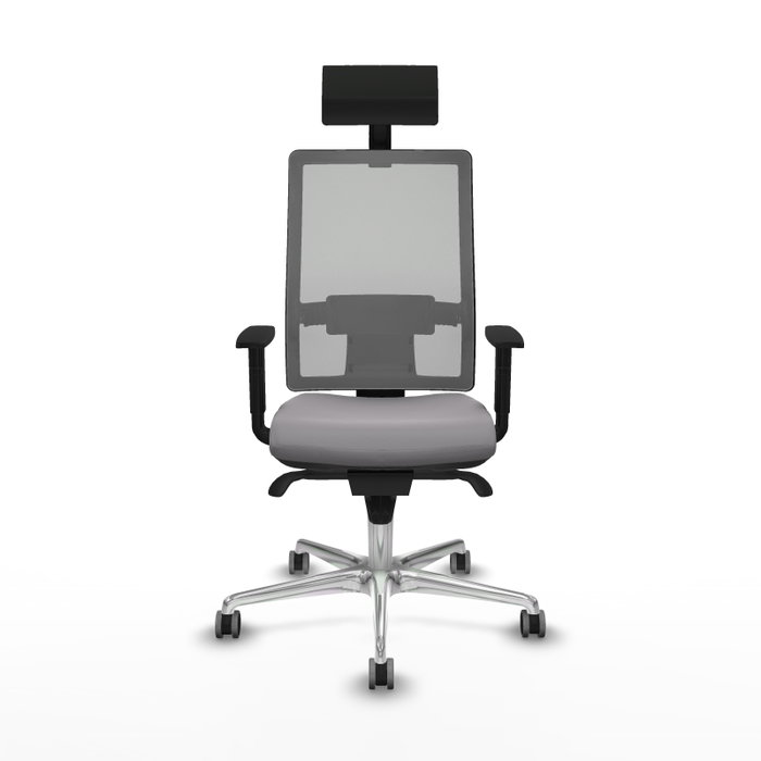 PIQUERAS Y CRESPO Silla de oficina Horna Gris con Mecanismo Sincro PIQUERAS Y CRESPO Silla de oficina Horna Gris con Mecanismo Sincro