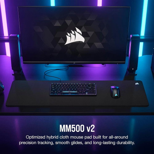 Corsair MM500 v2 Alfombrilla Gaming Talla L Negro Corsair MM500 v2 Alfombrilla Gaming Talla L Negro