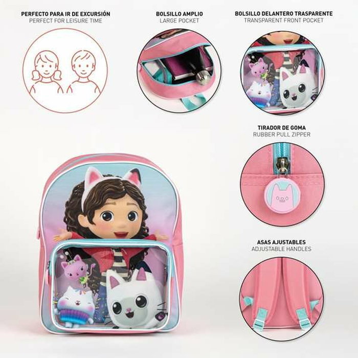 Cerdá Mochila Infantil La Casa de Muñecas de Gabby Rosa Cerdá Mochila Infantil La Casa de Muñecas de Gabby Rosa