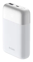 D-Link DPP-101 Batería Externa Power Bank 10000 mAh Blanco, Carga Rápida, Puerto USB-C, Capacidad Alta, 18W, para Móvil y Tableta