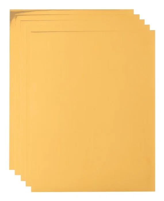Cricut - Lámina de Vinilo de Transferencia Térmica, Vinilo de Termotransferencia Liso Color Oro Monocromo, 10 Hojas, Compatible con Maker, Explore y Joy Xtra