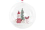 DKD Home Decor Decoracion Colgante Navidad Fantasia Rojo Rosa Dorado Santa Arbol Bola 9 x 9 x 9 cm (12 Unidades)