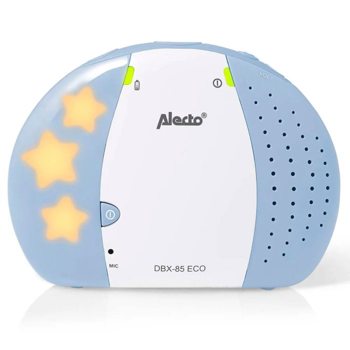 Alecto Monitor de Bebé DECT con Modo ECO, Sin Cámara, Azul Alecto Monitor de Bebé DECT con Modo ECO, Sin Cámara, Azul