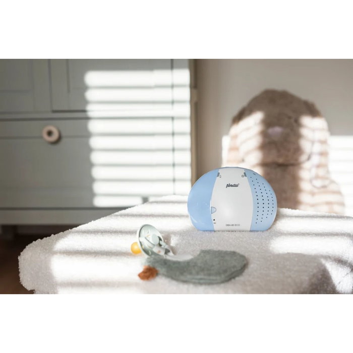 Alecto Monitor de Bebé DECT con Modo ECO, Sin Cámara, Azul Alecto Monitor de Bebé DECT con Modo ECO, Sin Cámara, Azul