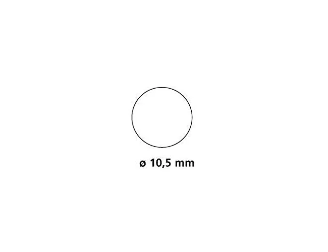 Apli Gomets Redondos 10,5 mm Verde Rollo de 5192 Unidades