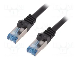 LogiLink Patch Cord Cat6a S/FTP 1,5m Negro
