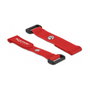 DeLOCK Bridas de cable con lazo y ojal 150 x 20 mm rojo (5 piezas)