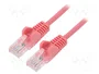 GOOBAY Patch cord Cat 5e U/UTP 2m Rosa