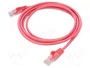 GOOBAY Patch cord Cat 5e U/UTP 2m Rosa