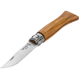 Opinel Navaja de bolsillo No. 06 Madera de olivo