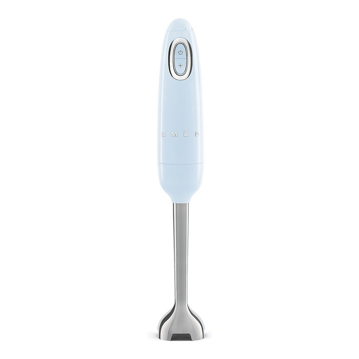 Smeg HBF03PBEU Batidora de Inmersión 700W Color Azul con Vaso y Picadora