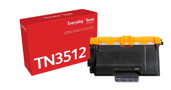 Brother Tóner Negro de Alto Rendimiento, reemplaza TN3512, compatible con modelos DCP-L6600, HL-L6250, HL-L6300, rendimiento aprox. 12000 páginas