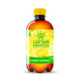 CAPTAIN Kombucha Limonada de Verano Bebida Fermentada Vegana Sin Gluten 400 Ml