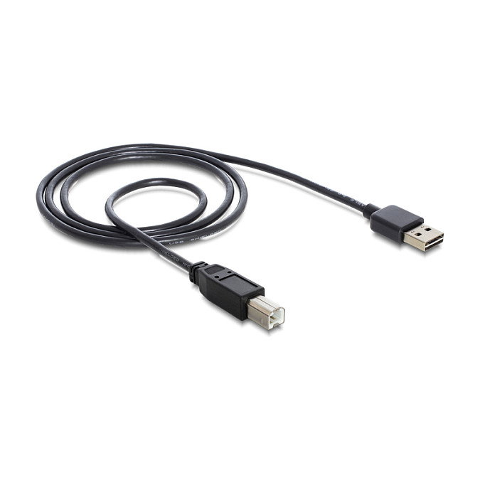 Delock Cable USB 2.0 Tipo A a Tipo B, 1 m, Negro Delock Cable USB 2.0 Tipo A a Tipo B, 1 m, Negro