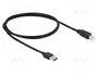 Delock Cable USB 2.0 A a B Macho/Macho 1 m Negro