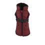 Nayeco Chaqueta con Arnés Rojo 30 cm para Perro, Chaleco Abrigo Impermeable y Reflectante