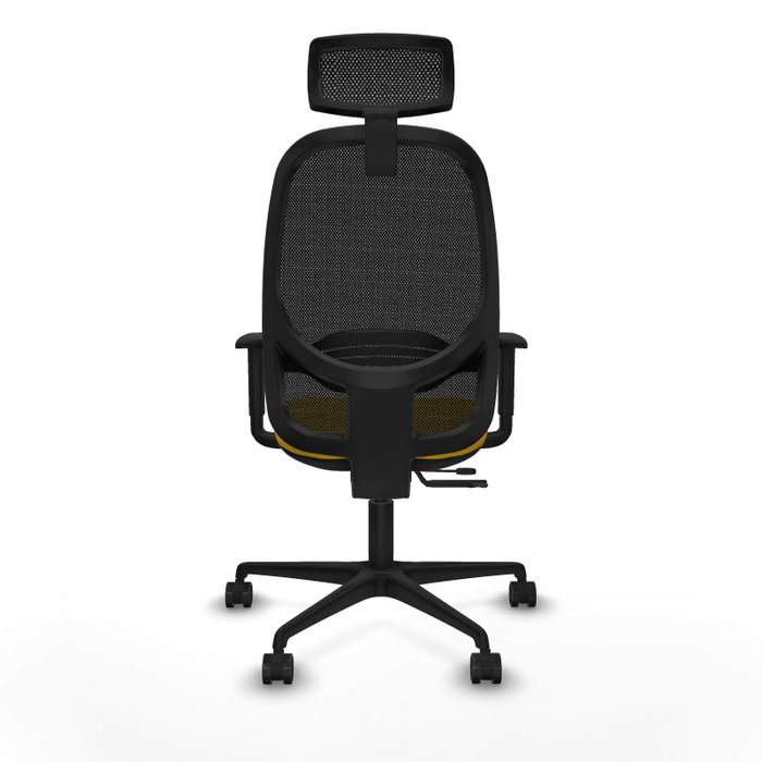 PIQUERAS Y CRESPO Silla de oficina Cilanco con mecanismo Sincro/Traslack, Amarillo y Negro PIQUERAS Y CRESPO Silla de oficina Cilanco con mecanismo Sincro/Traslack, Amarillo y Negro