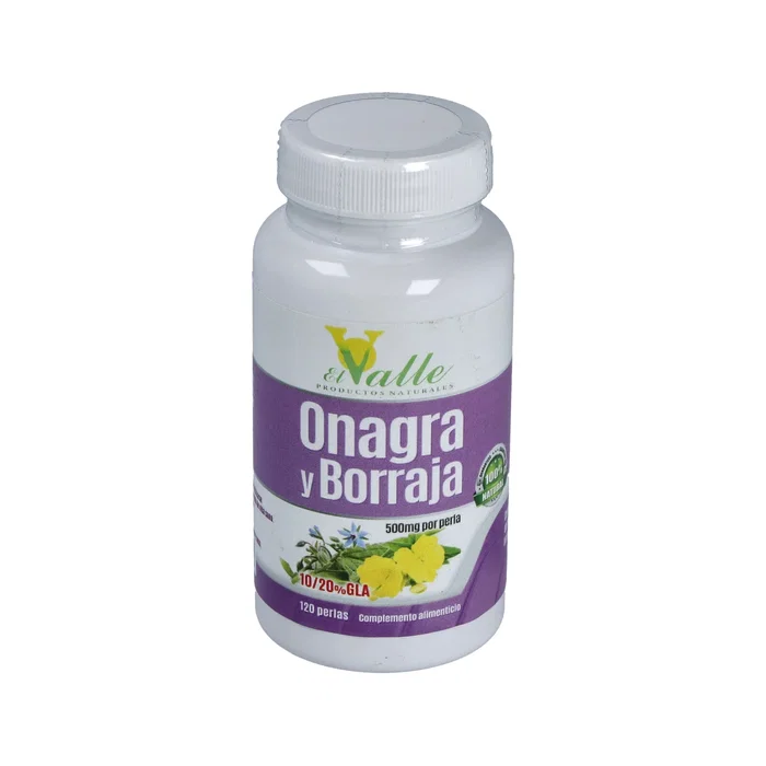 EL VALLE Aceite de Onagra, Borraja y Vitamina E 120 perlas EL VALLE Aceite de Onagra, Borraja y Vitamina E 120 perlas