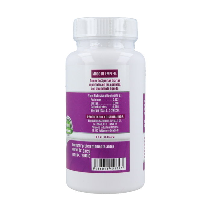 El Valle Aceite de Onagra, Borraja y Vitamina E 120 perlas El Valle Aceite de Onagra, Borraja y Vitamina E 120 perlas