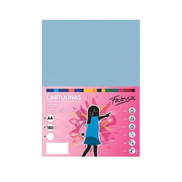 Fabrisa Cartulina Azul Claro A4 180 g/m² Pack de 50