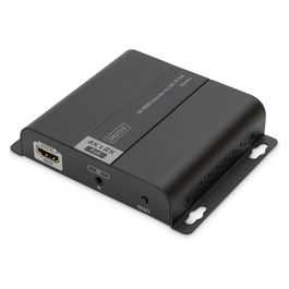 Digitus Extensor HDMI 4K sobre CAT/IP PoE Receptor AV 3840x2160 Pixeles 120m Alámbrico Negro