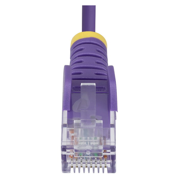 StarTech.com Cable de Red Ethernet CAT6 Slim Púrpura 3m RJ45 Snagless 28AWG PoE++ 100W