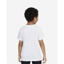 Camiseta de Manga Corta Infantil Nike Nkb Music Boxy Pals Ss Tee Blanco