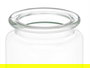 Vivalto Tarro Redondo Liso Tapa Cristal 250 ml Vidrio Transparente 8 x 13 x 8 cm (Set de 24)