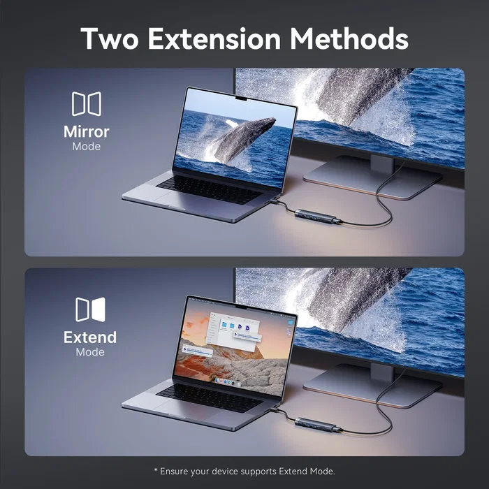 Vention Docking Station 6 en 1 USB-C THJHB Gris Vention Docking Station 6 en 1 USB-C THJHB Gris